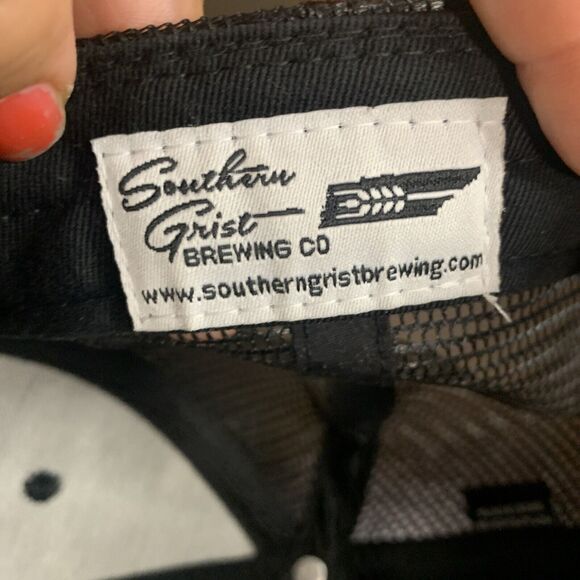 Southern Grist Brewing Co Snapback Hat Black & Gray - Picture 10 of 10